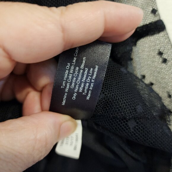 Lane Bryant Sheer Embroidery Babydoll Tunic Top 14/16 Wimsigfoth Fairy Grunge - Picture 12 of 12